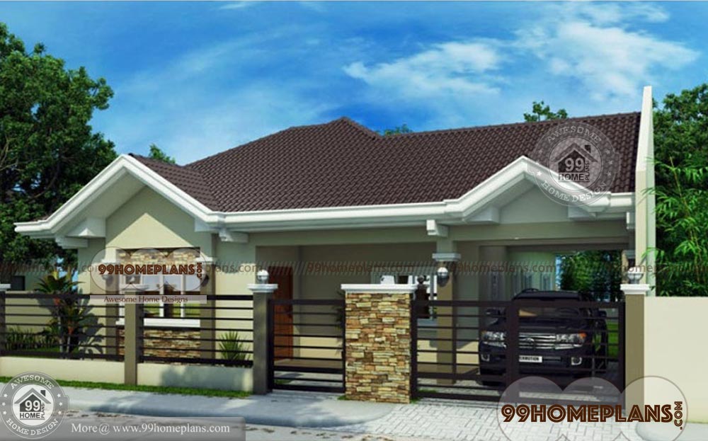 Traditional Bungalow House  Plans Home Plan Elevation 