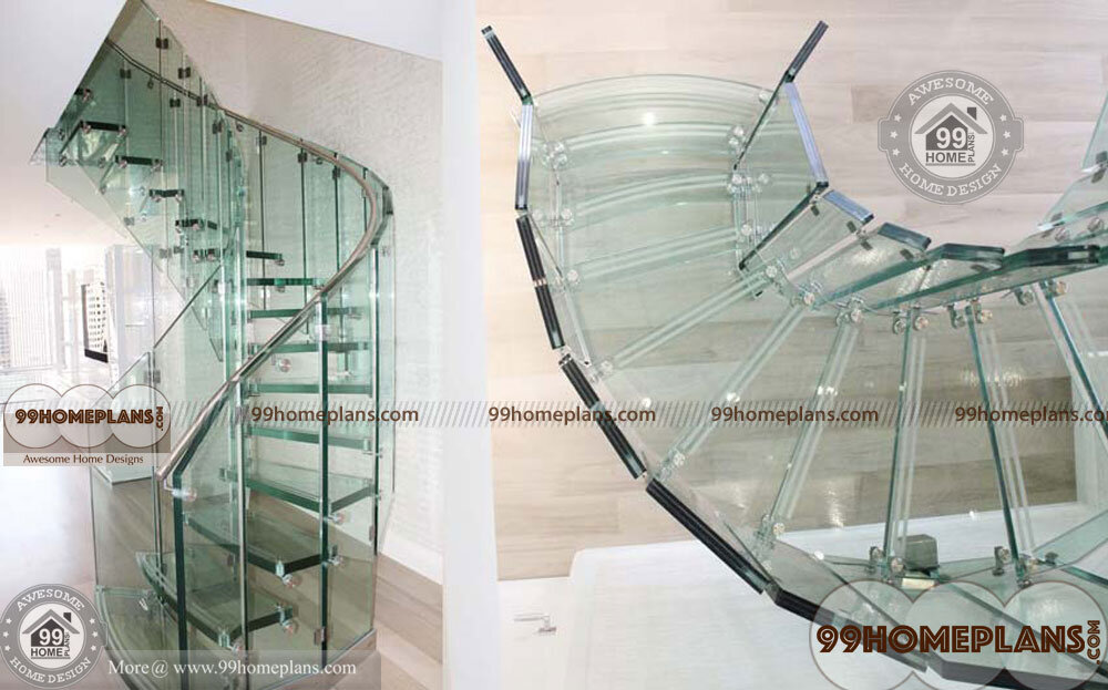 Circular Staircase Plan home interior