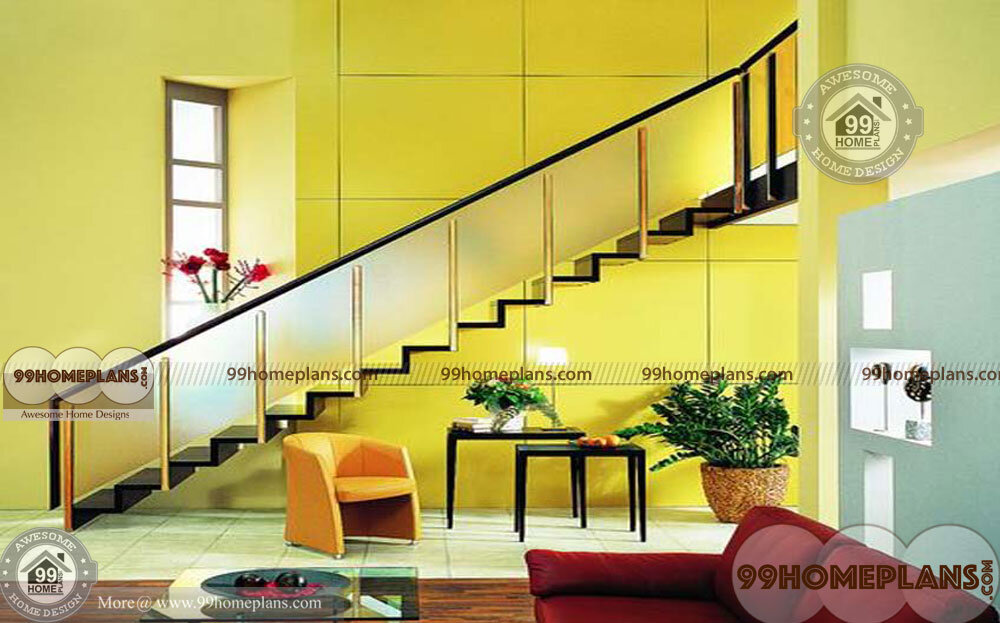 Elegant Staircase Design Kerala home interior