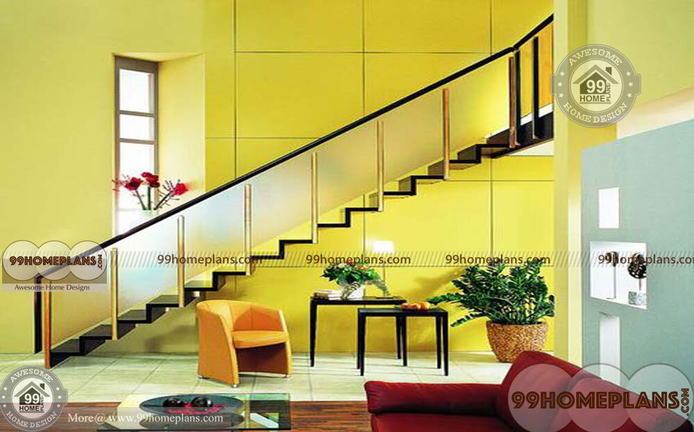 Elegant Staircase Design  Kerala  Latest Stylish Home  Stair 