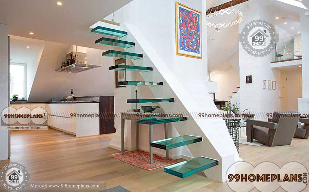 Glass Staircase Designs home interior