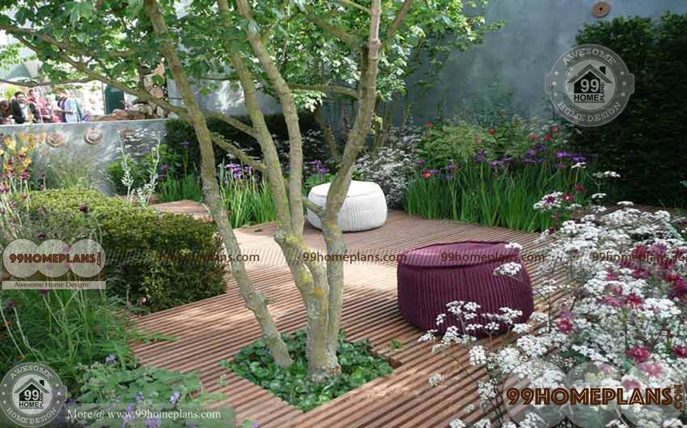 Kerala Courtyard Designs Ideas With Small Low Maintenance Garden Plan