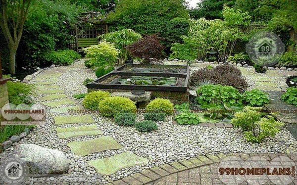 Landscape Design Backyard Ideas With Spacious Home Garden Collection