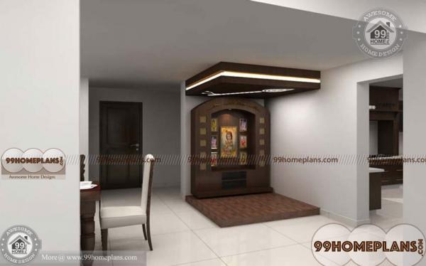 Mandir Designs For Small Room With Kerala Style Prayer Room