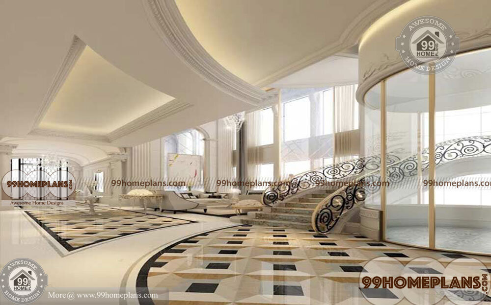 Marble Floor Border Design home interior