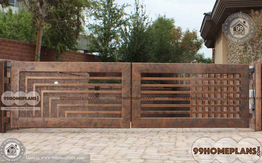 Modern Front Gate Design Ideas with Simple, Stylish and Trendy Gates