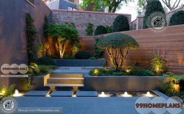 Outdoor Courtyard Designs Calm Cool Simple Garden Ideas And Plans