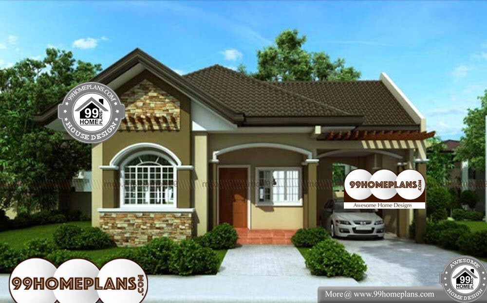 Bungalow House Designs - 1 Story 968 sqft-Home