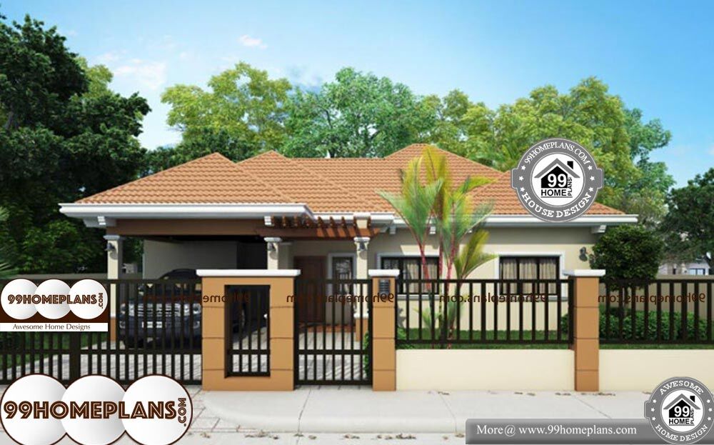 Traditional Home Designs - Single Story 1274 sqft-Home