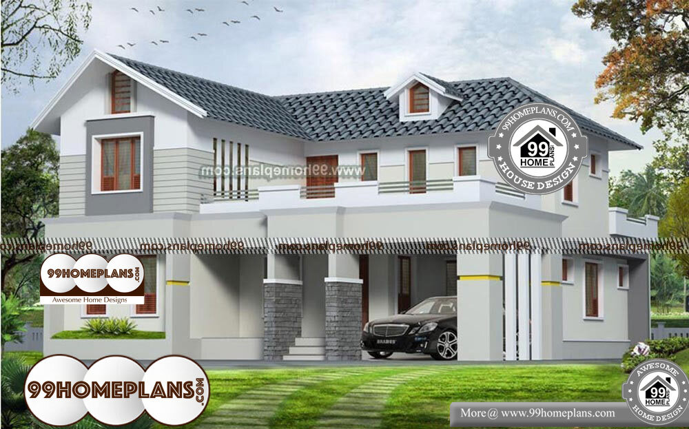 2000 sq ft House Plans 2 Story - 2 Story 1890 sqft-Home