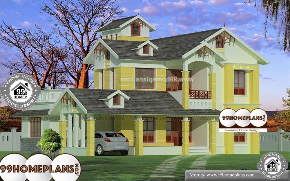 Contemporary Gable Designs - 2 Story 2098 sqft-Home