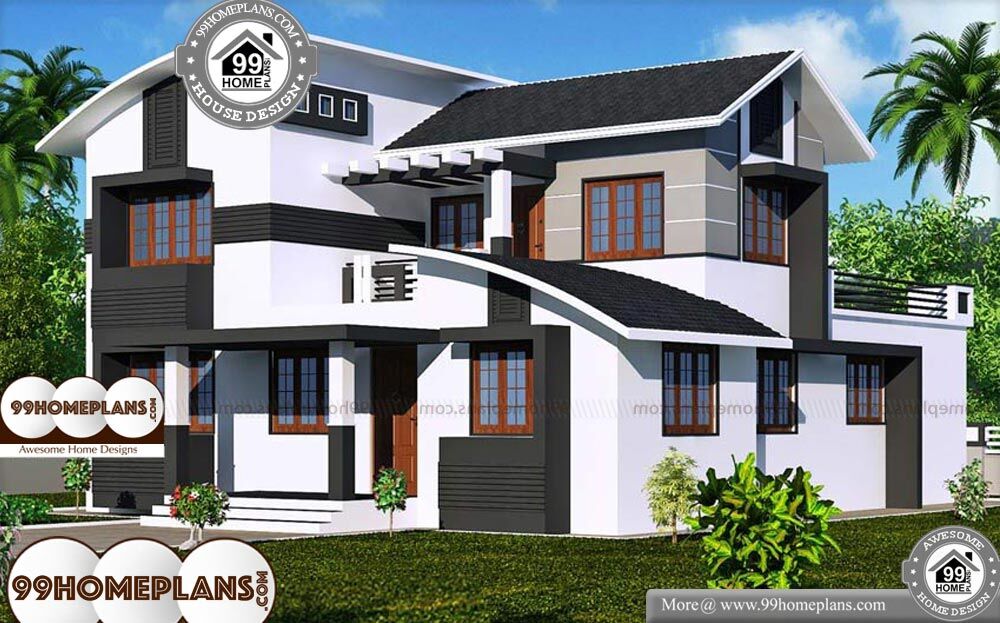 Contemporary Ranch House Plans - 2 Story 2218 sq ft-Home