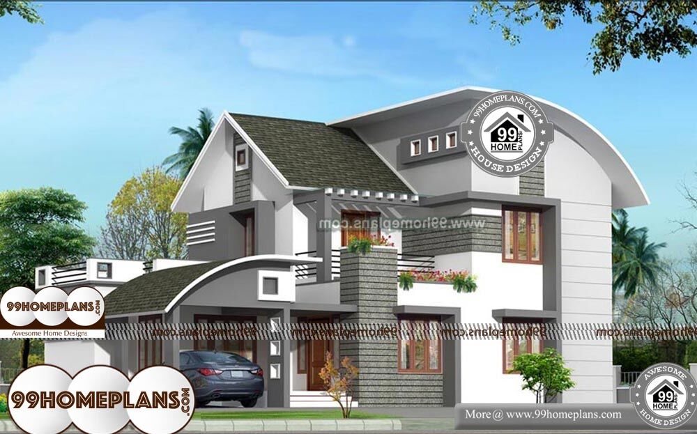 Fusion Style Home Plans - 2 Story 2000 sqft-Home