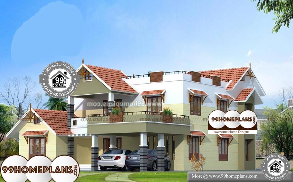 Kerala House Designs And Floor Plans - 2 Story 3669 sqft-Home