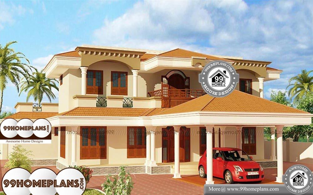 Kerala House Designs Low Cost - 2 Story 2400 sqft-Home 