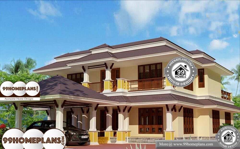 Kerala Traditional Homes Images - 2 Story 2600 sqft-Home