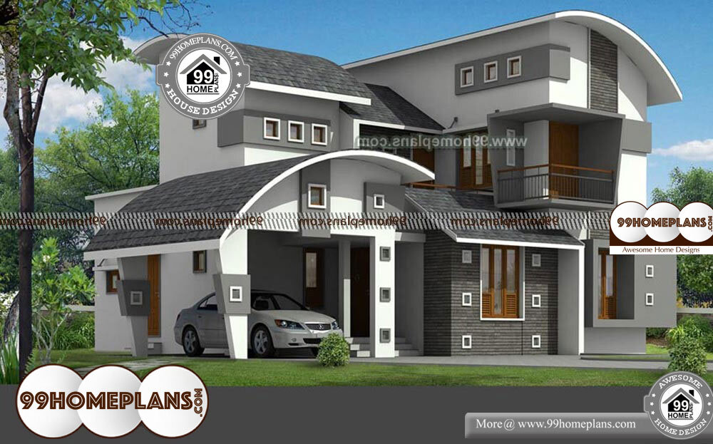 Low Cost House Plans With Photos - 2 Story 2377 sq ft-Home