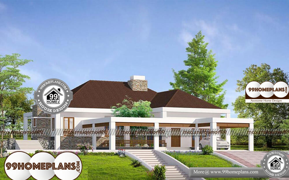 Luxury One Story House Plans - 1 Story 1700 sqft-Home