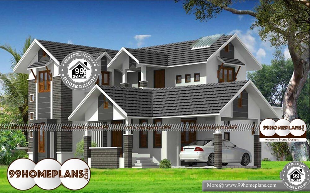 Modern House Design Plans - 2 Story 2700 sq ft-Home