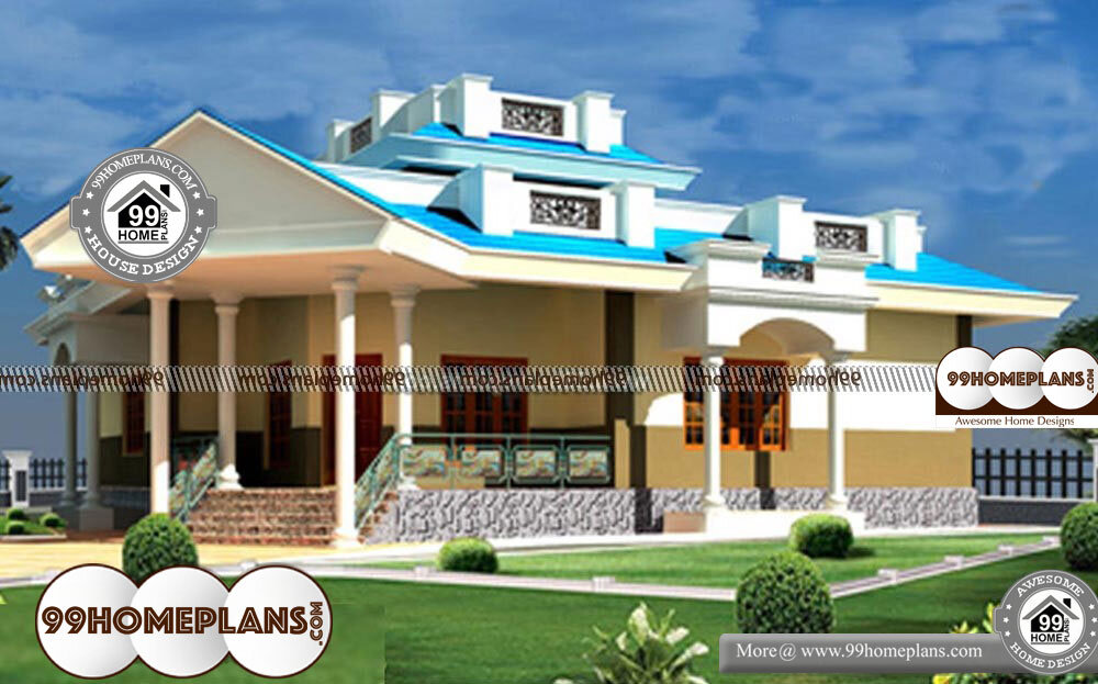 Simple One Story House Plans - 1 Story 1680 sqft-Home