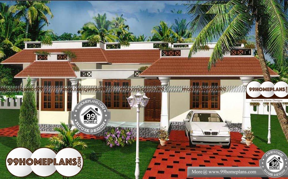 Single Story House Design - 1 Story 1320 sqft-Home