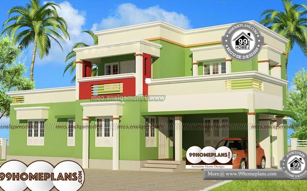 Small Box Type House Design - 2 Story 1879 sqft-Home