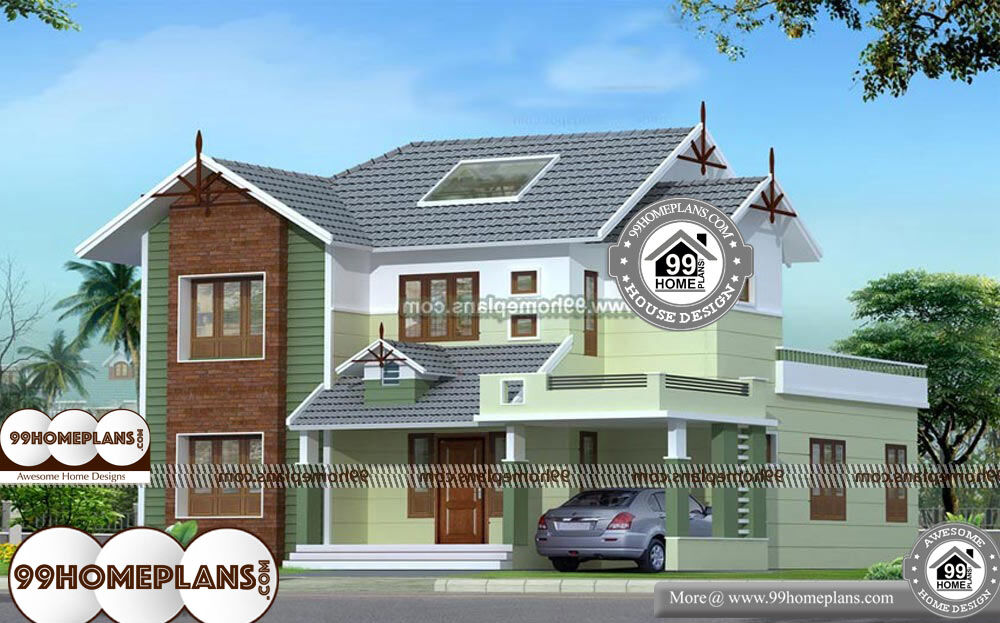 Small Brick House Plans Photos - 2 Story 1670 sq ft-Home