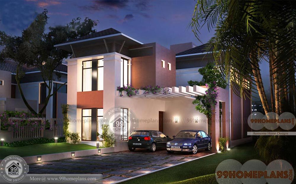 Box Type House Design Kerala Home Plan Elevation Modern Two Story