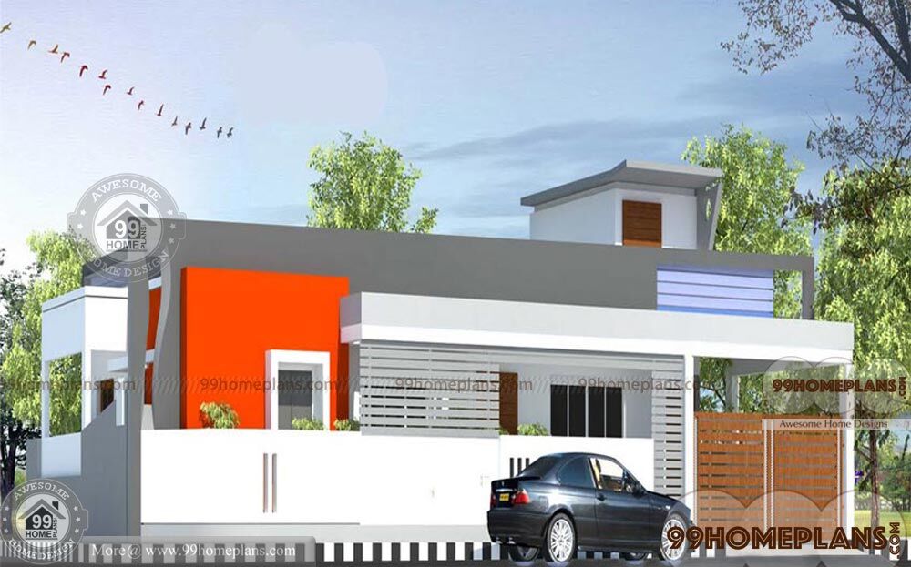 Box Type Houses Photos - Home Plan Elevation - Two Story - Modern Idea