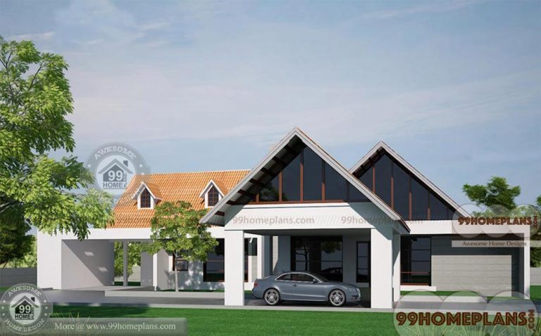 European Style House Plans - Home Design Elevation - 1 Story Collections