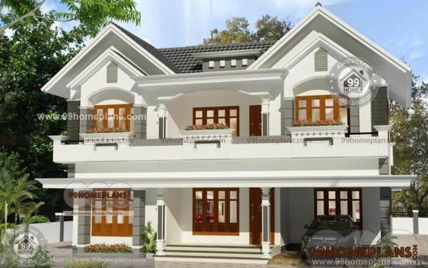Kerala Style House Plans With Cost - Home Design Elevation - Two Story