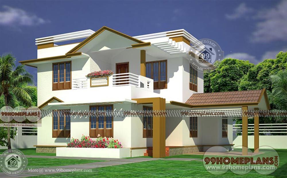 Ready Made House Plans For 3BHK 2 Story Modern Indian Style Home Ready Made House Plans For 3BHK 2 Story Modern Indian Style Home