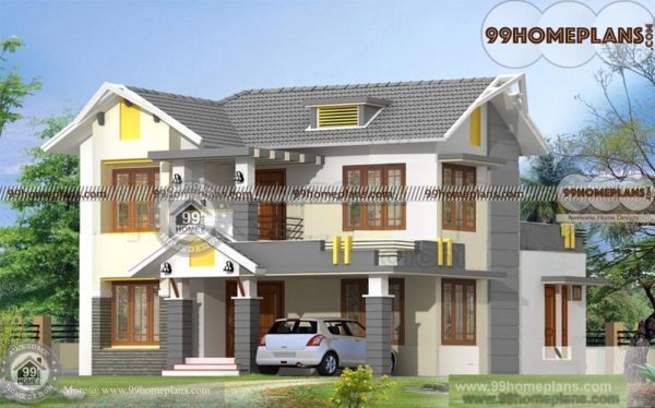 Simple 3 Bedroom House Plans Double Story Home Design Elevations