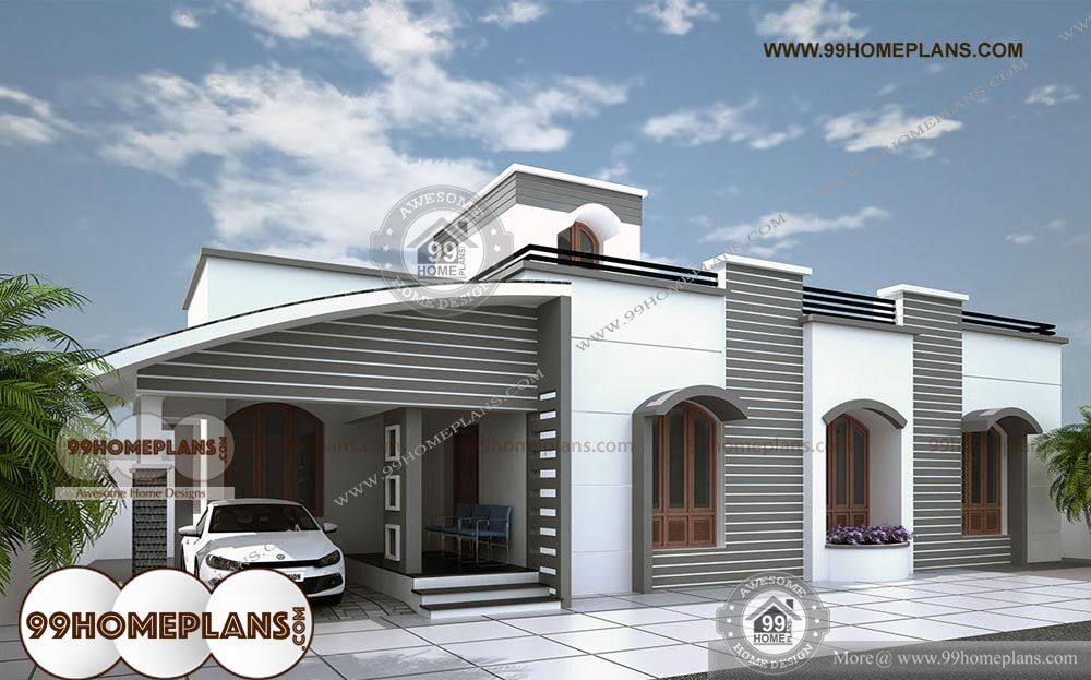 2 Bedroom Bungalow  Designs  and Home  Elevation Single 