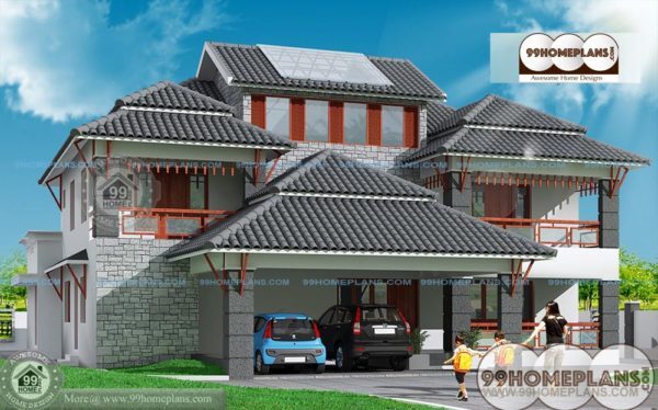  4 Bedroom House Plans Indian Style  with Traditional 