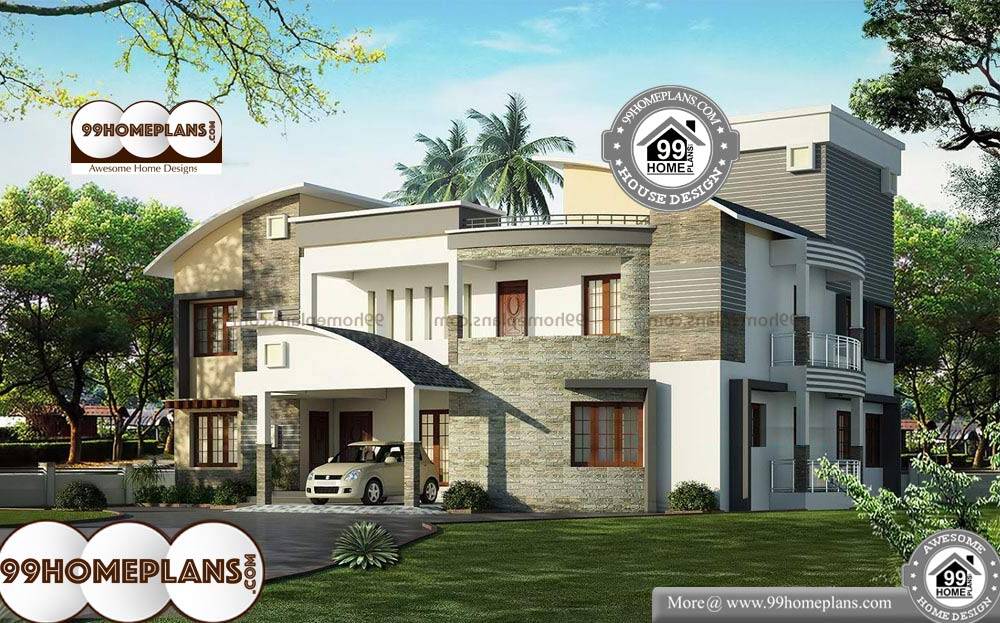 Affordable House Plans - 2 Story 4400 sqft-Home