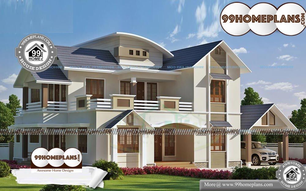 Award Winning House Designs In Kerala - 2 Story 2988 sqft-Home