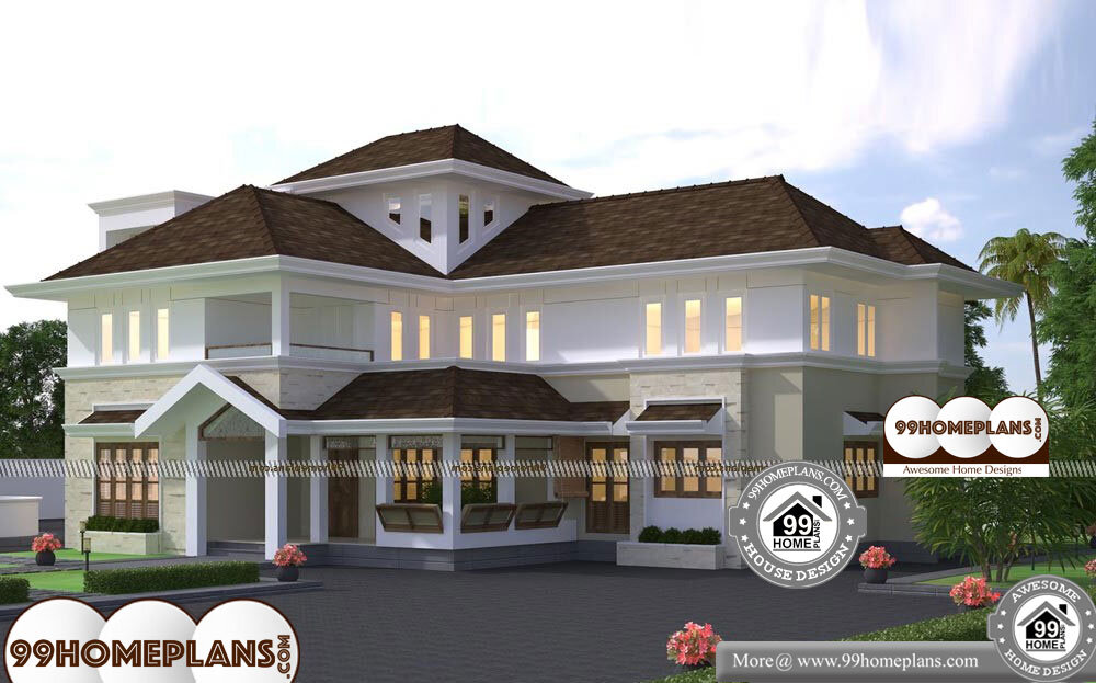 Award Winning House Plans - 2 Story 4434 sqft-Home