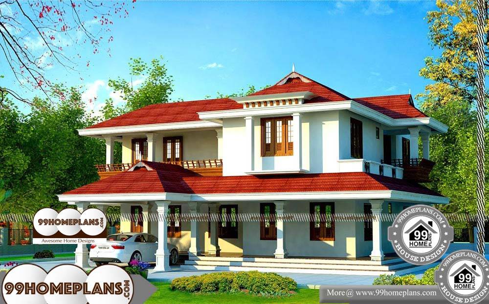 Bungalow Plans For Narrow Lots - 2 Story 3212 sqft-Home