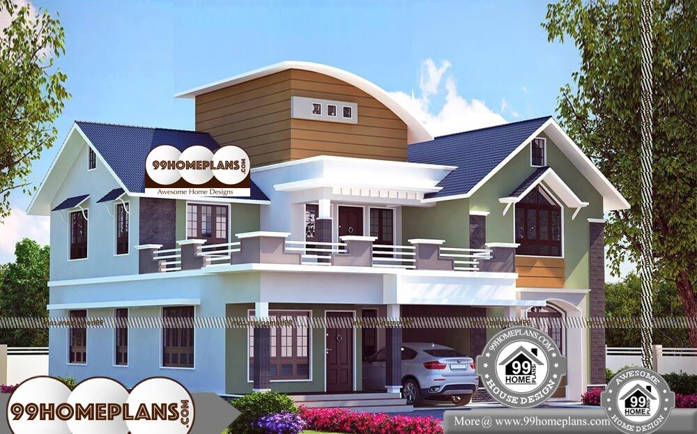 Central Courtyard House Plans For Kerala - 2 Story 3084 sqft-Home
