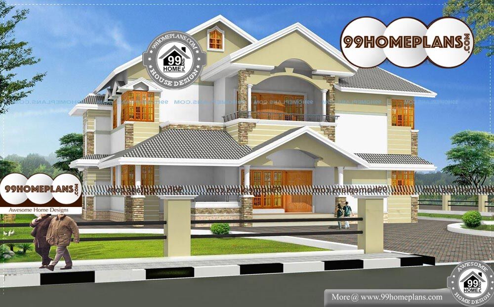 Colonial Home Designs - 2 Story 3700 sqft-Home