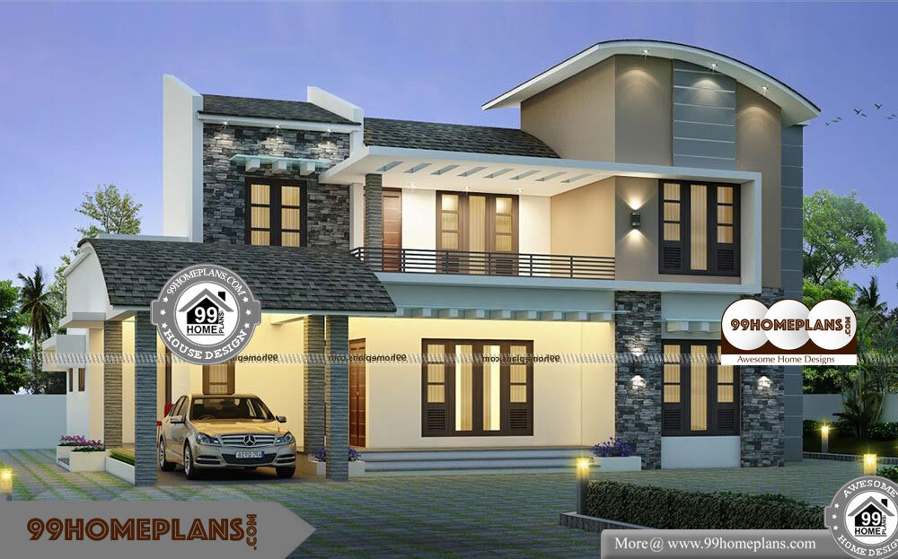 Corner Lot House Design - 2 Story 2768 sqft-Home