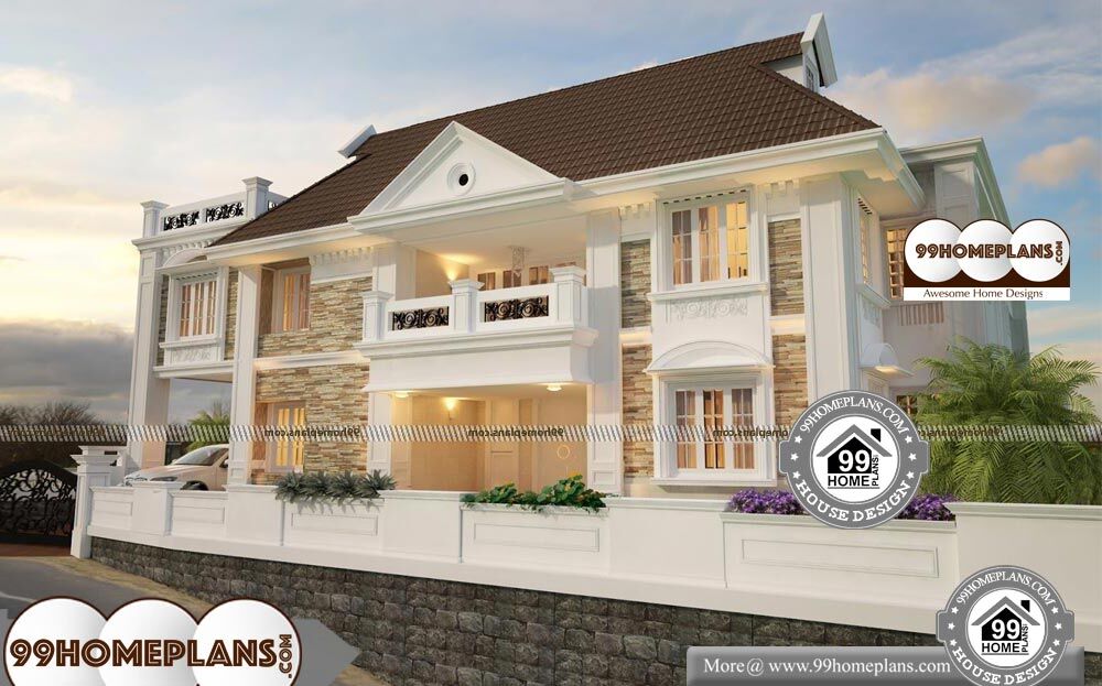 Cost Effective House Plans - 2 Story 5800 sqft-Home