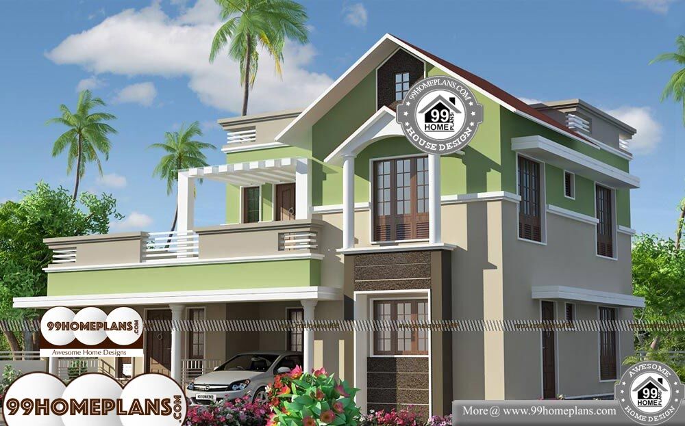 Cost Of Building Double Storey House - 2 Story 1785 sqft-Home