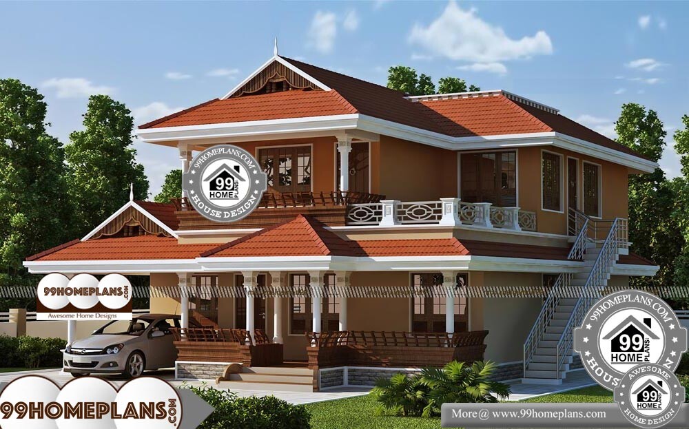 Double Storey Beach House Designs - 2 Story 2466 sqft-Home