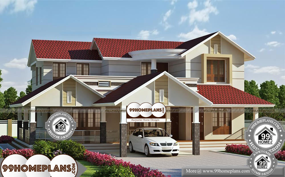 Double Storey House Plans Designs - 2 Story 3268 sqft-Home