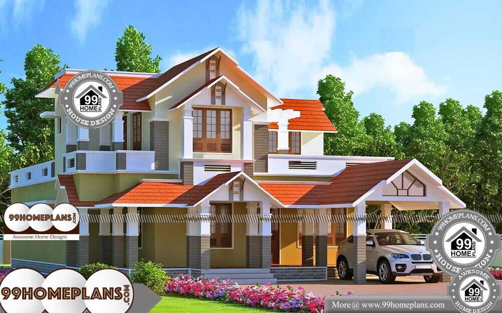 Double Storey Modern House Designs - 2 Story 2907 sqft-Home