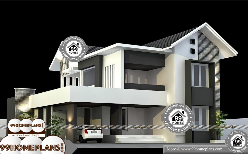 Easy To Build Home Plans - 2 Story 2000 sqft-Home