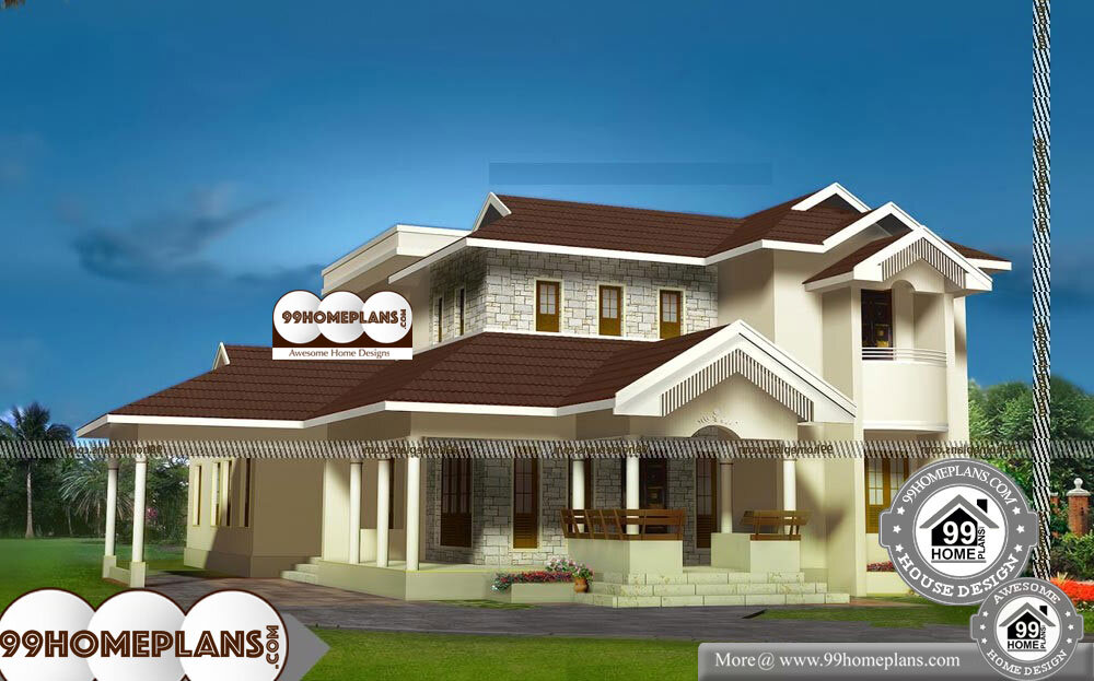 Executive Bungalow House Plans - 2 Story 2890 sqft-Home