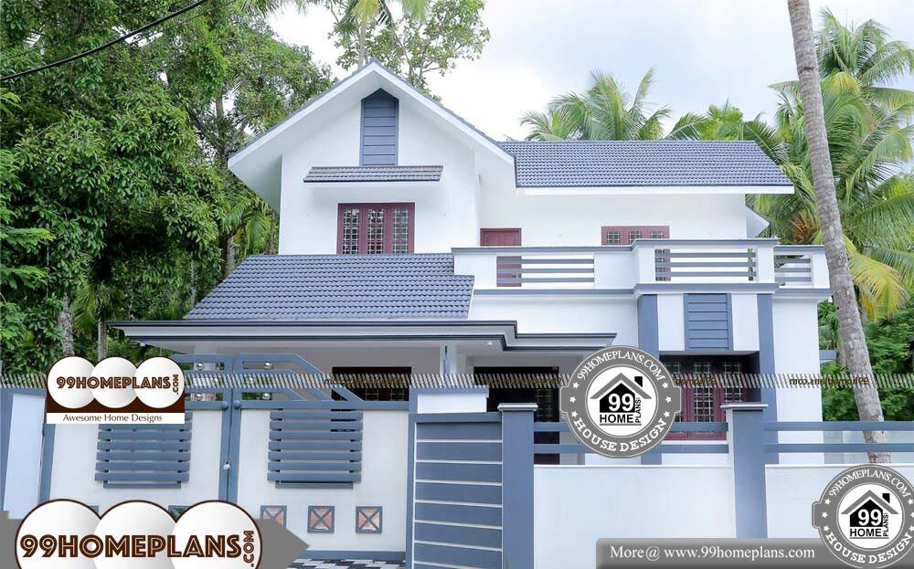 Four Bedroom Double Storey House Plan - 2 Story 1983 sqft-Home